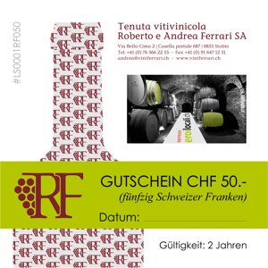 Drink wine, drink local - Gutschein CHF 50