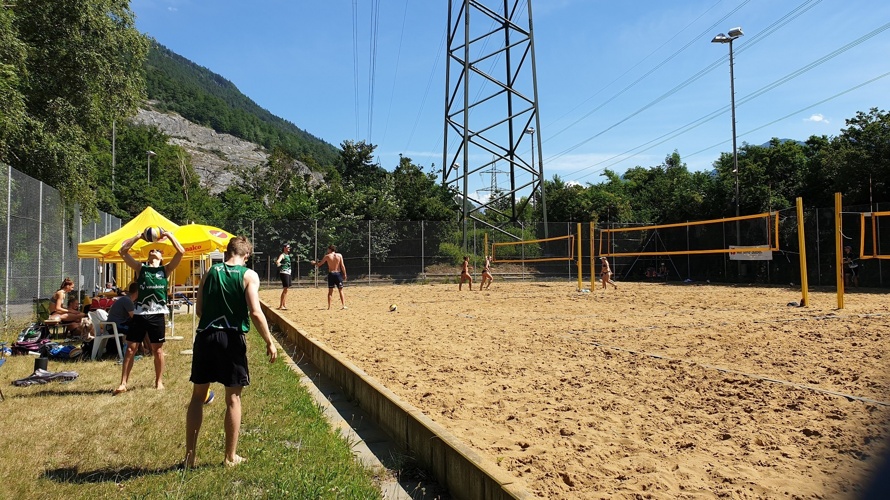 Neuer Sand für Beachanlage Chur
