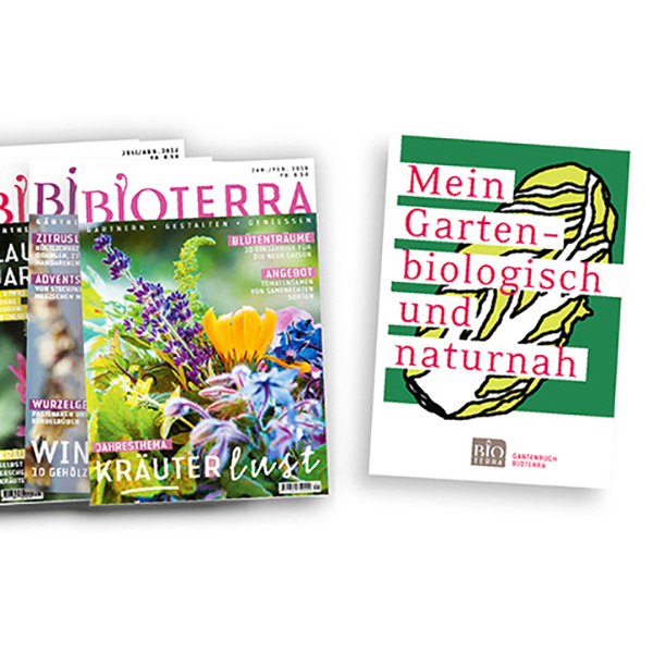 BUCH & BIOTERRA Jahresabonnement & BUCH Mein Garten – biologisch und naturnah