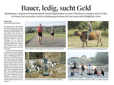 Bauer, sportlich, sucht.... -  Schnellster Landwirt aus dem Thurgau