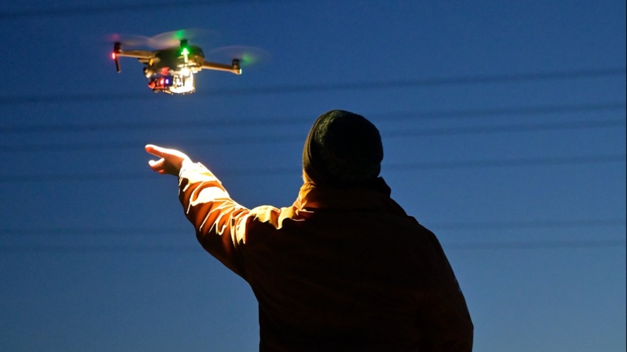 Wärmebilddrohne für den Verein Rehkitzrettung ND