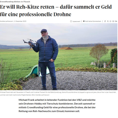 Ein wunderbarer Bericht in den Schaffhauser Nachrichten