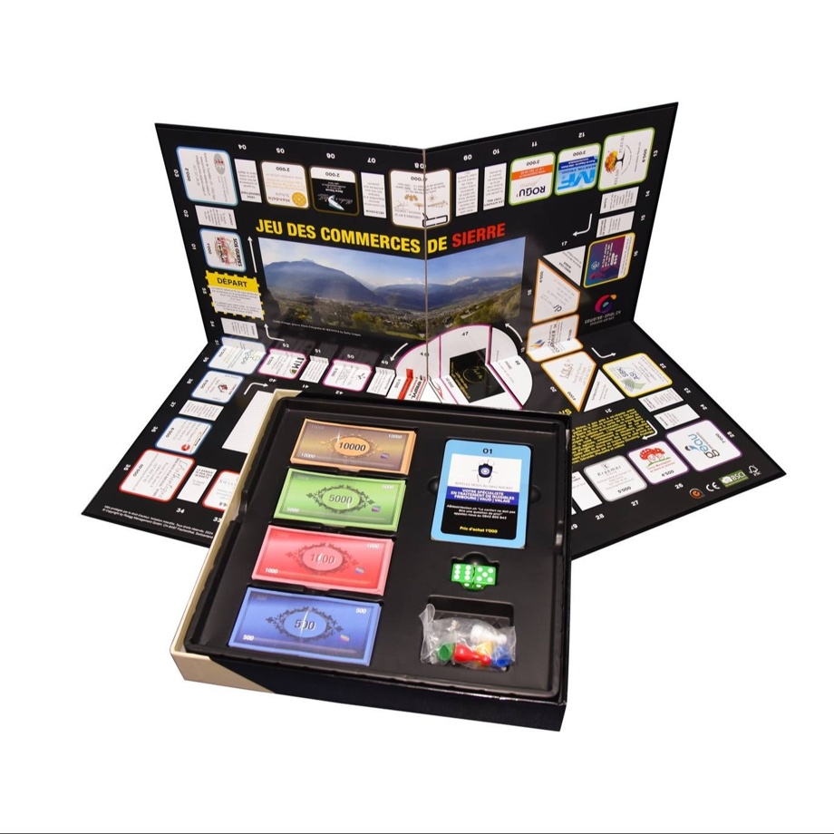 Boites de jeux des commerces sierrois