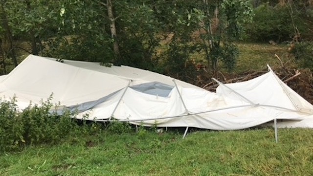 Pfadi Stadt Solothurn braucht eine Spende für Zelte nach Sturm