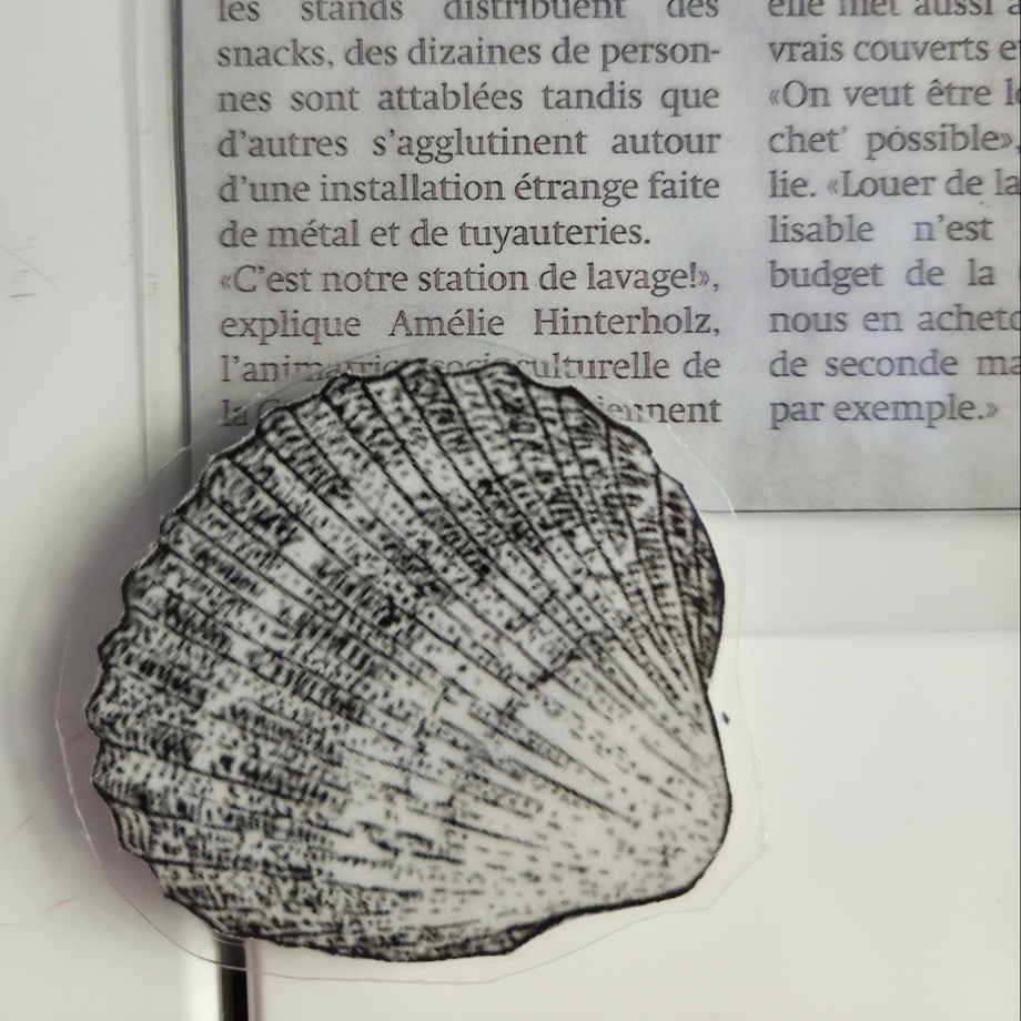 Un aimant "La Coquille"