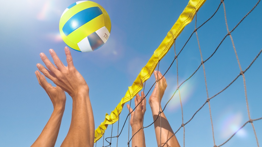 Beachvolleyballfeld Badi Rheinau