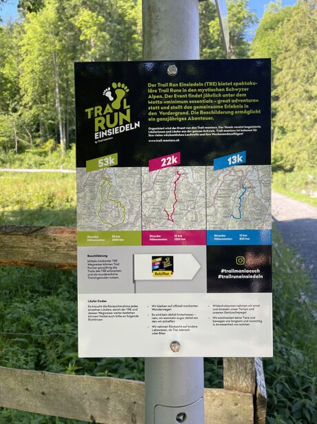 Wegweiser sind montiert!