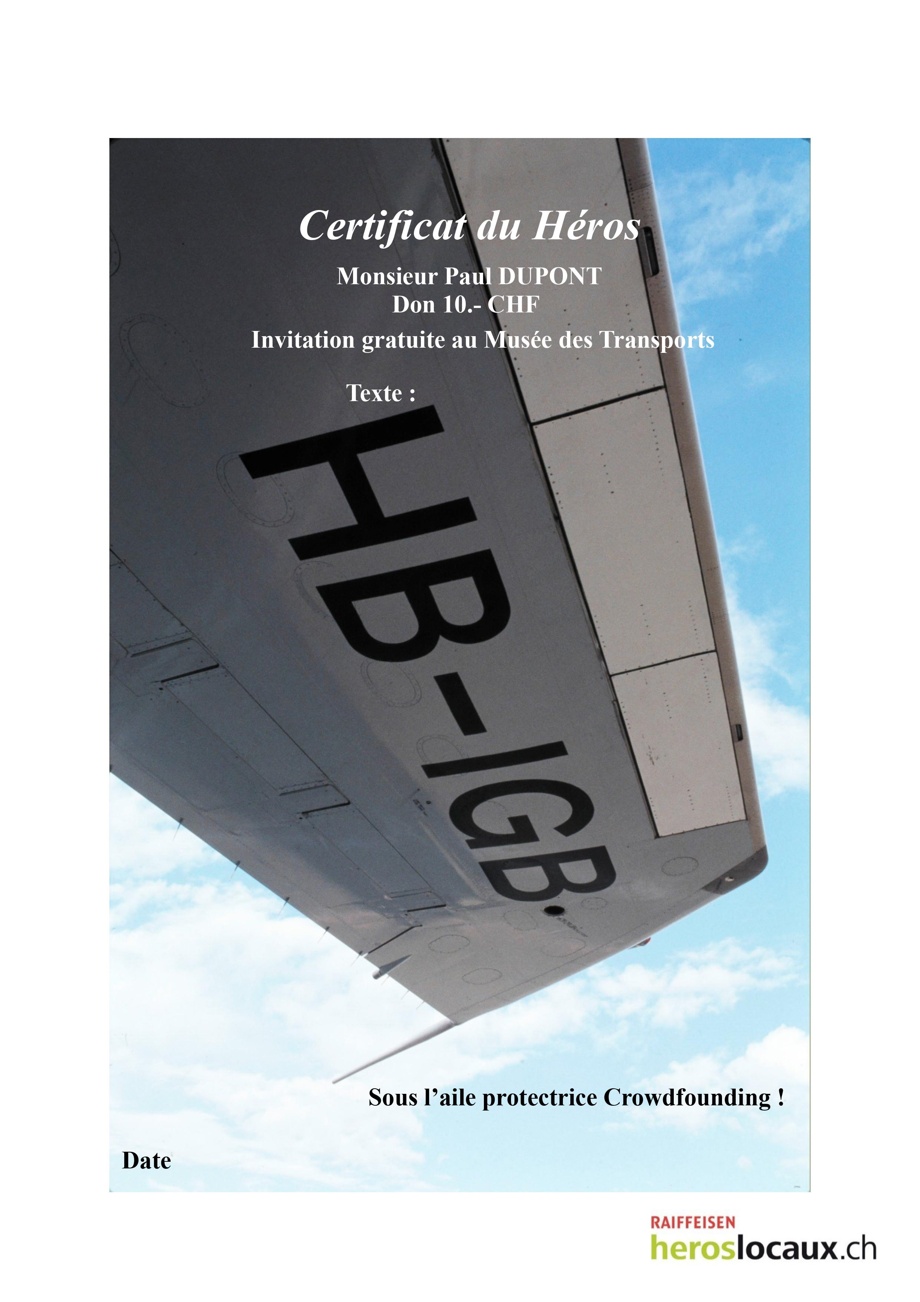 Sous l'aile protectrice Crowdfounding !