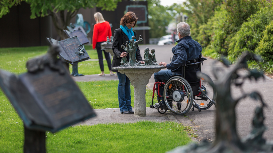 L'Arbre Musicien, un parc de sculptures pour personnes malvoyantes
