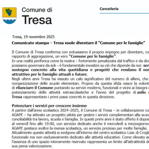 Tresa vuole diventare un Comune per le famiglie