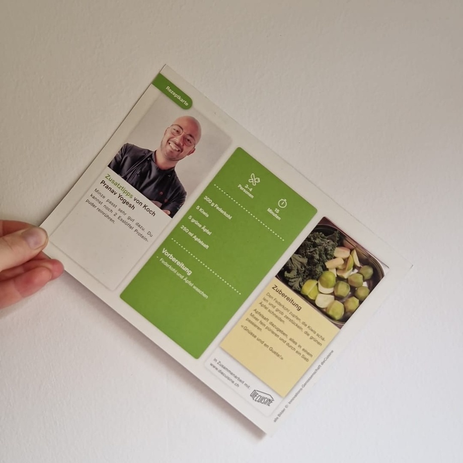 Rezept-Postkarte
