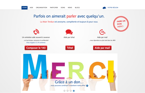 Tél 143: nouveau site internet