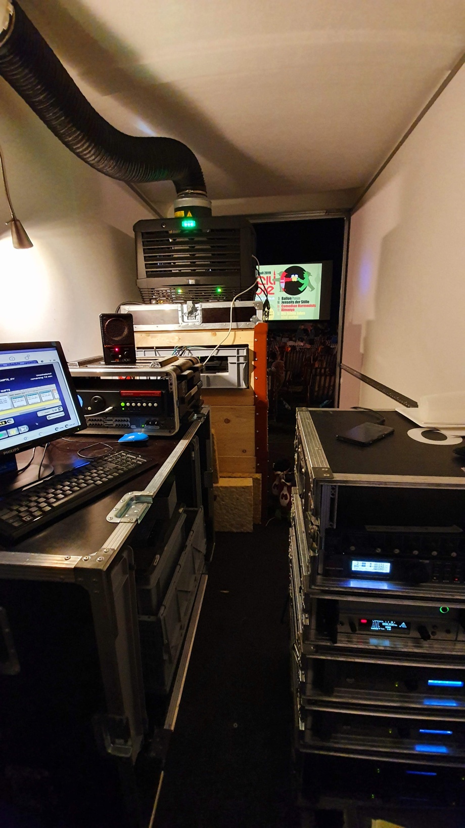 Blick hinter die Kulissen