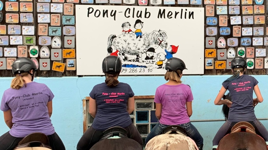Grosser Reitplatz für  den Pony-Club Merlin