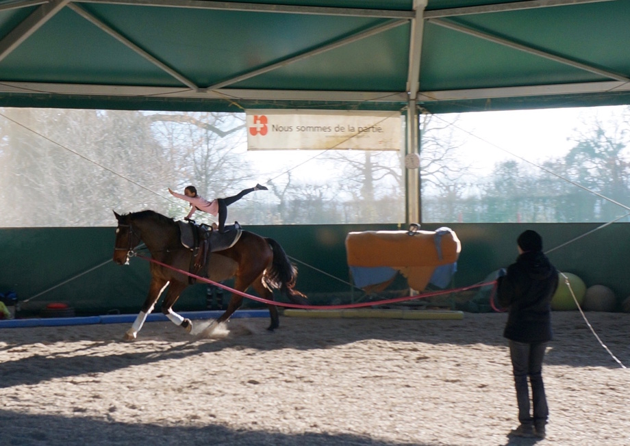Besuch während eines Trainings in unseren neuen Halle