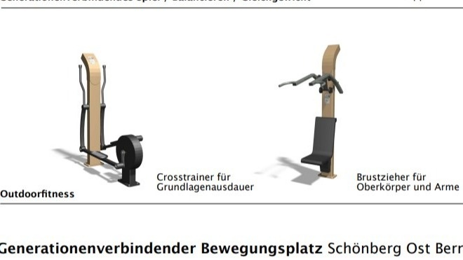 Generationenverbindender Bewegungsplatz Schönberg-Ost