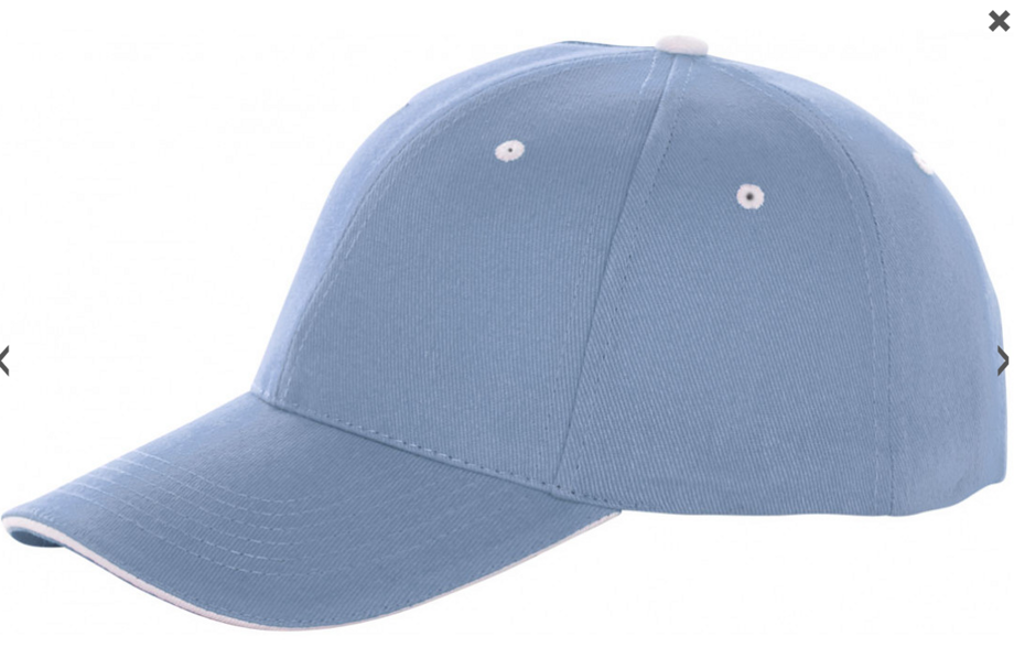 Cap hellblau mit TC Wander Logo Bestickung