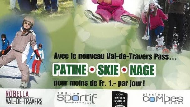 Skie, luge, patine ou nage pour moins de 1.- par jour