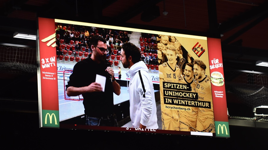 Material für den Livestream vom HC Rychenberg