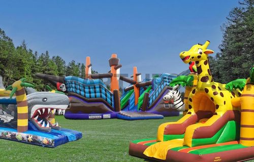 Hüpfburg Jugendarbeit Adelboden