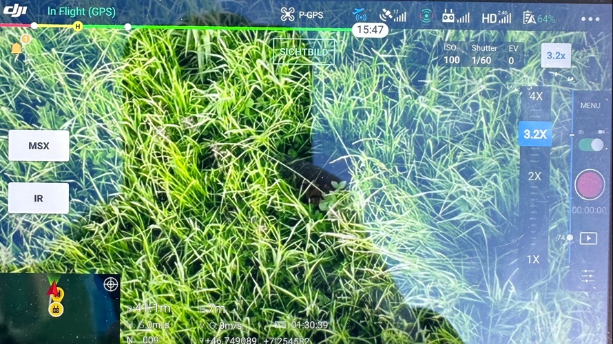 Rehkitz-Rettung mit Drohnen Sensebezirk