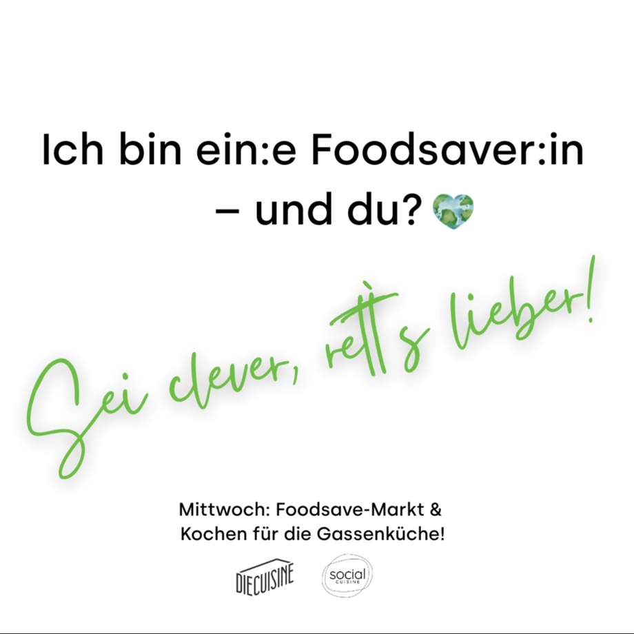 Foodsave-Aufkleber & Rezept-Postkarte