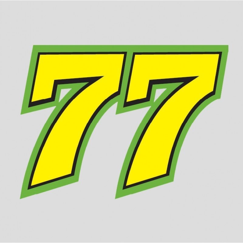 Sticker Domi Aegerter #77