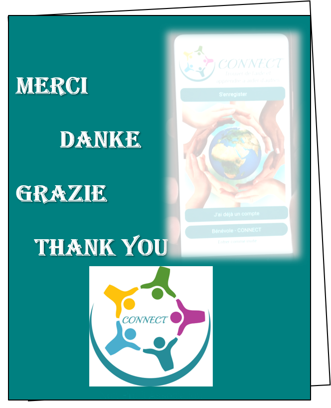 Personalisierte gedruckte Dankeskarte / Foto