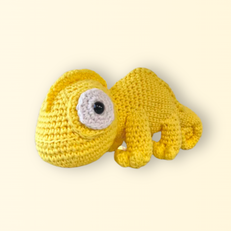 Handgemachtes Endo-Help Chamäleon (Maskottchen)