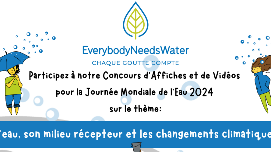 Concours d'affiches et vidéos pour la journée de l'eau