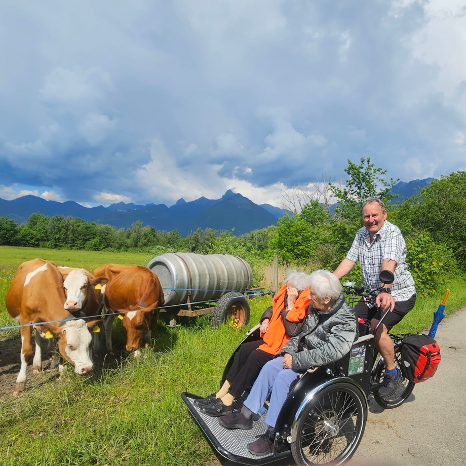 Une balade en triporteur dans la réserve des Grangettes
