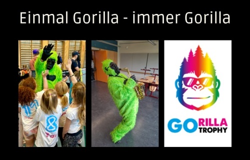 Neues Kostüm für den Gorilla