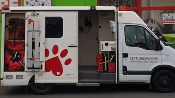  Tier-Rettungsdienst benötigt Rettungswagen 