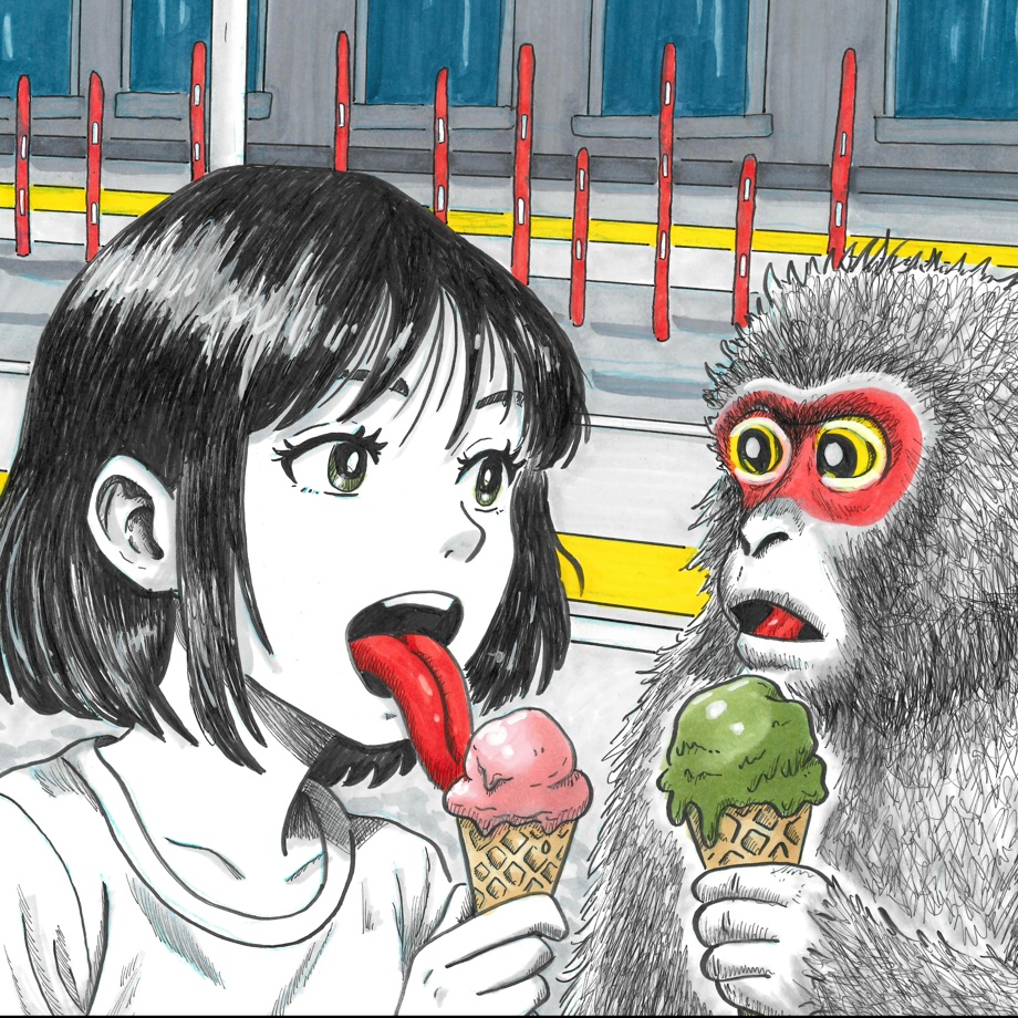 Signierte Morten Artworks Postkarte