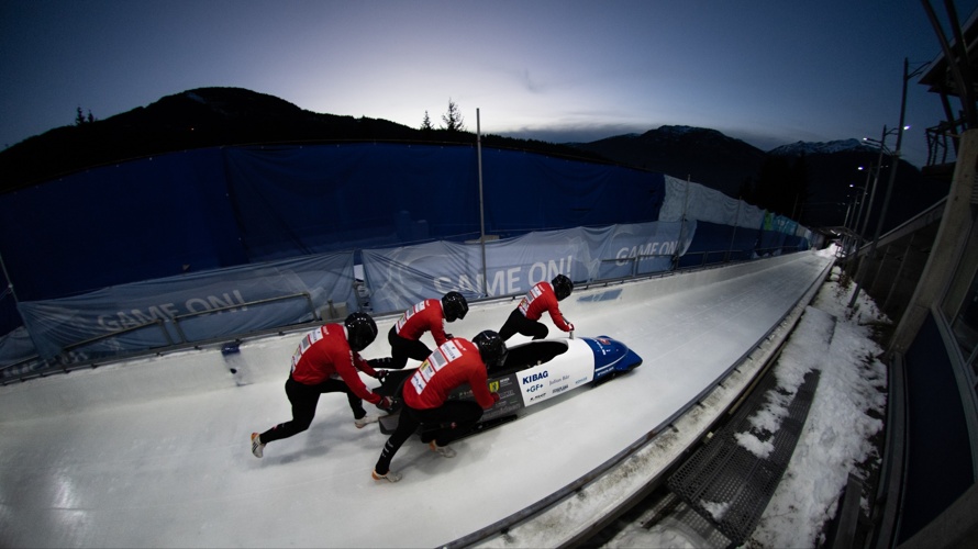 Bob Anschieber an der Winter Olympiade Cortina d'Ampezzo 2026