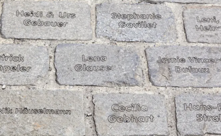 Persönlicher Pflasterstein