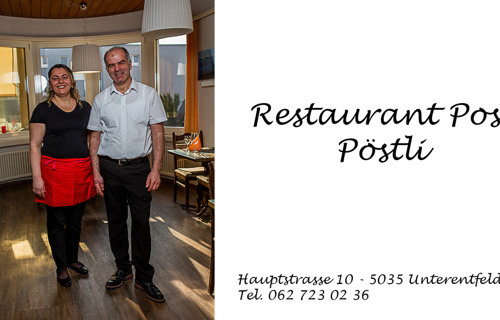 Restaurant Pizzeria Post - unser 'Pöstli' in Unterentfelden!