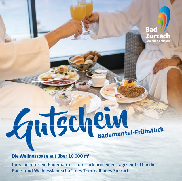 Bademantel-Frühstück