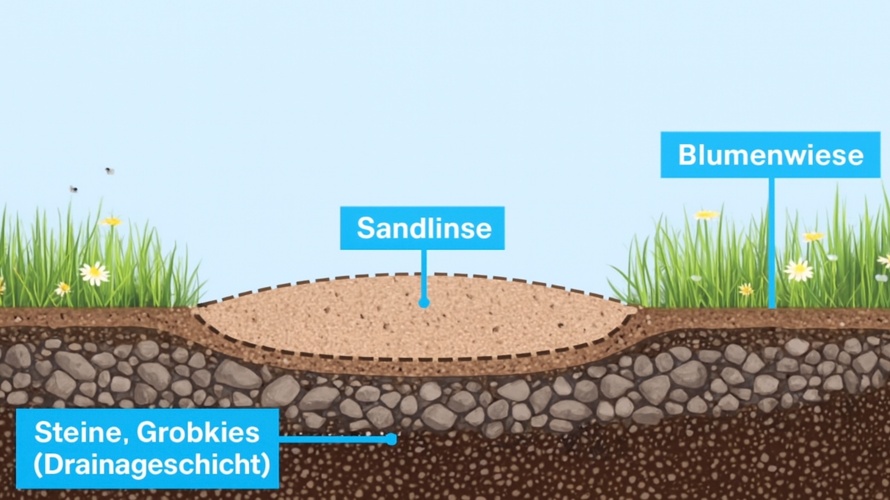 Sandlinsen für Wildbienen