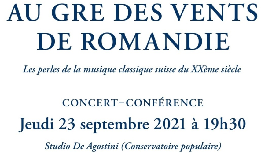 Concert "Au gré des vents de Romandie"