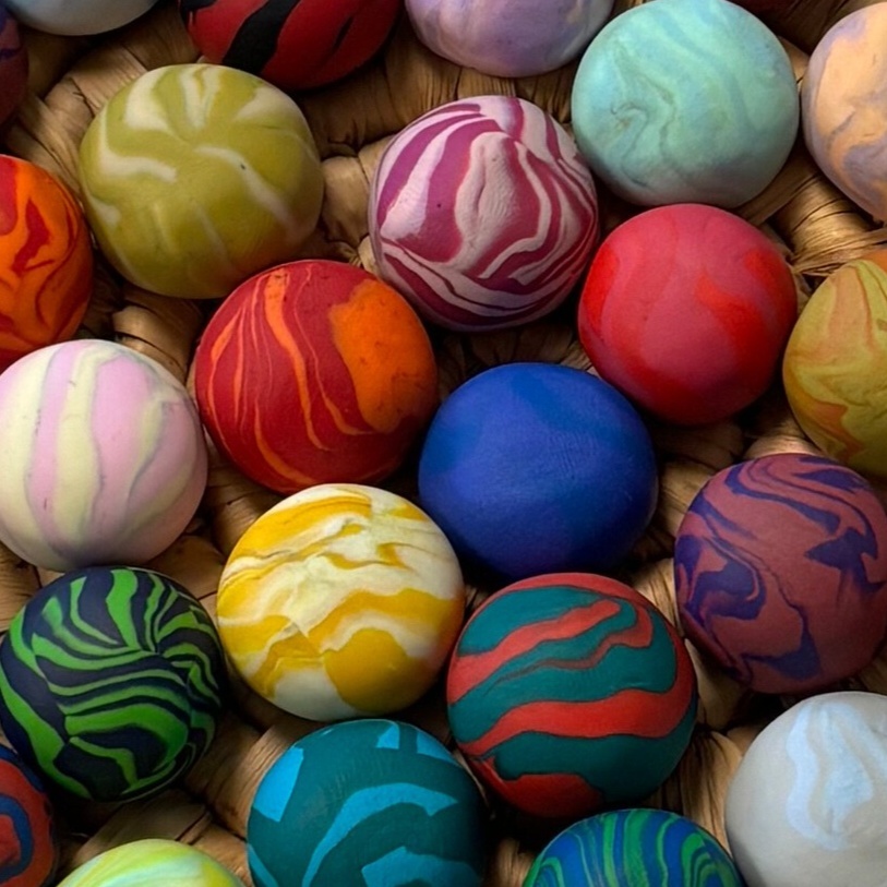 Von den Kindern gemachtes Magnet