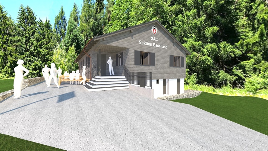 Sanierung Waldweidhütte