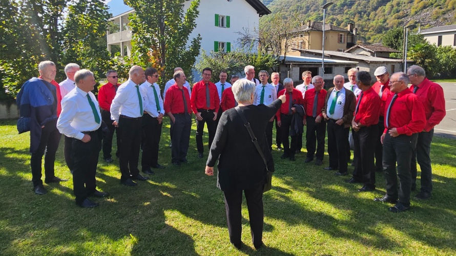 Unterhaltung zweier Männerchöre