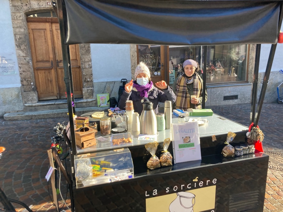 Inscription sur le triporteur