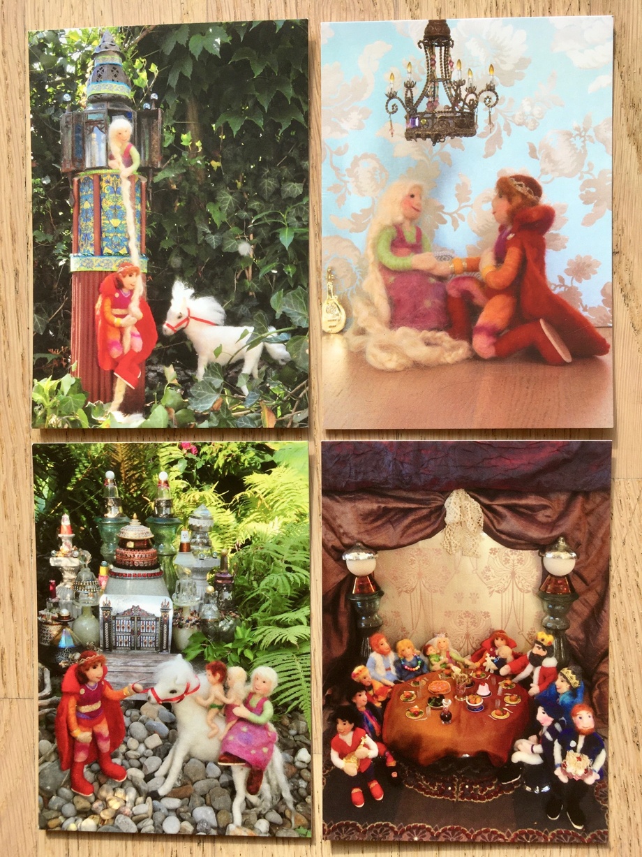 Rapunzel-Postkartenset