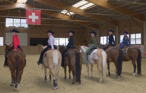 Schweizer Team am Jugend-Weltcup im Westernreiten