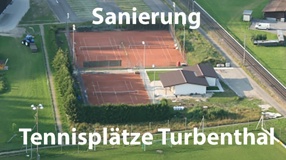 Sanierung Tennisplätze Turbenthal