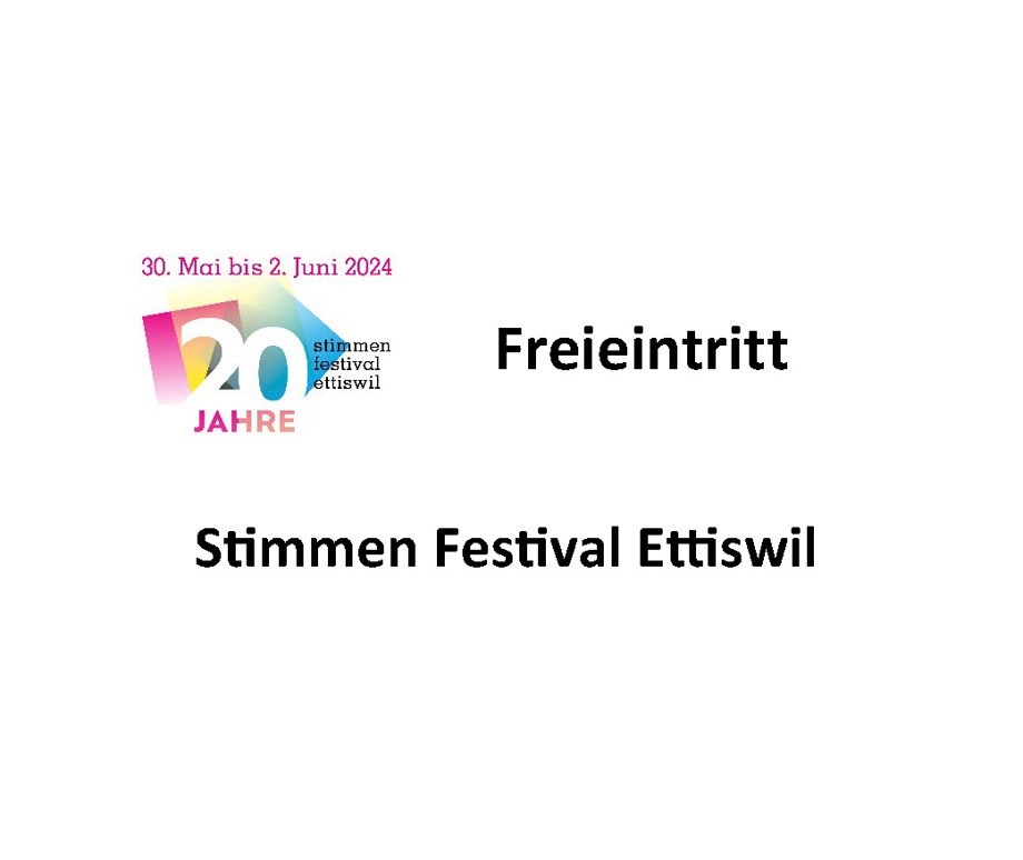 Freieintritt für ein Konzert des Stimmen Festivals Ettiswil nach Ihrer Wahl