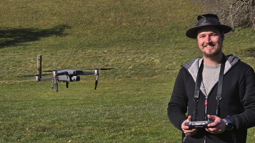 Rehkitzrettung mit einer Drohne in Vechigen und Umgebung
