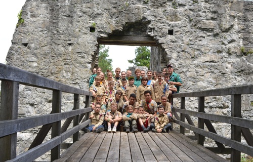 Pfadilager im internationalen Pfadizentrum